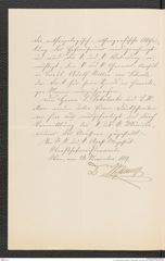 k.k. naturhistorisches Hofmuseum, Intendanzakten 1885-1896 (Hauer), Aktenzahl Z.759/1889, Seite 2